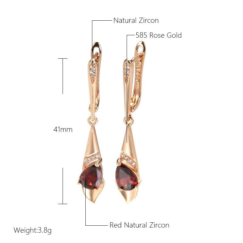 Japan And South Korea Simple Zircon Earrings Women's Ear Clip Kazakhstan
